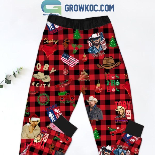 Toby Keith Who Needs Santa When You Have Toby Keith Fleece Pajamas Set