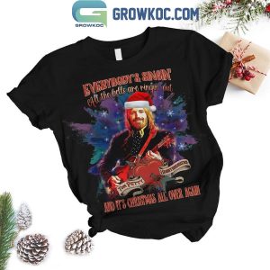 Tom Petty It’s Christmas All Over Again Fleece Pajamas Set