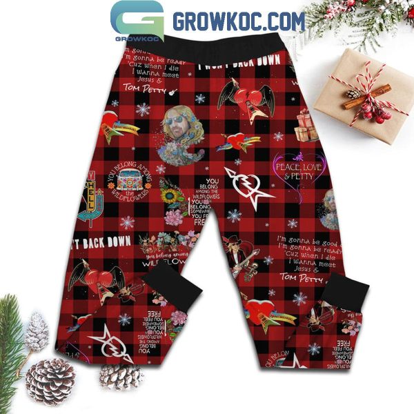 Tom Petty It’s Christmas All Over Again Fleece Pajamas Set