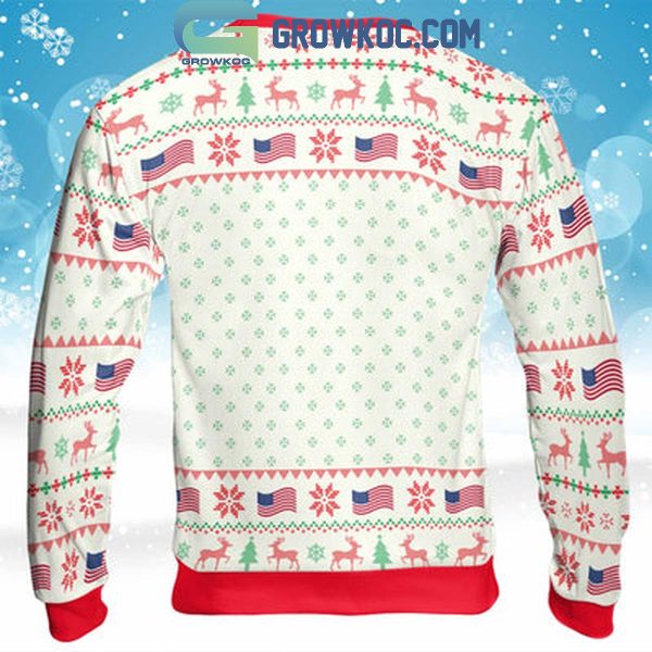 Trump I’ll Be Home For Christmas Ugly Sweater