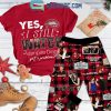 Alabama Crimson Tide Roll Tide Roll 2024 Merry Christmas Fleece Pajamas Set