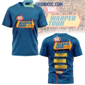 Vans Warped Tour Washington D.C Long Beach C.A Orlando FL Hoodie T-Shirt