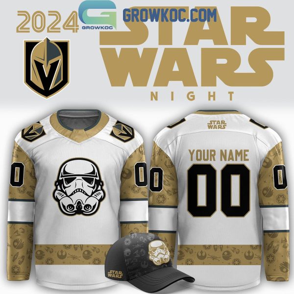 Vegas Golden Knights 2024 Star Wars Night Personalized Hockey Jersey