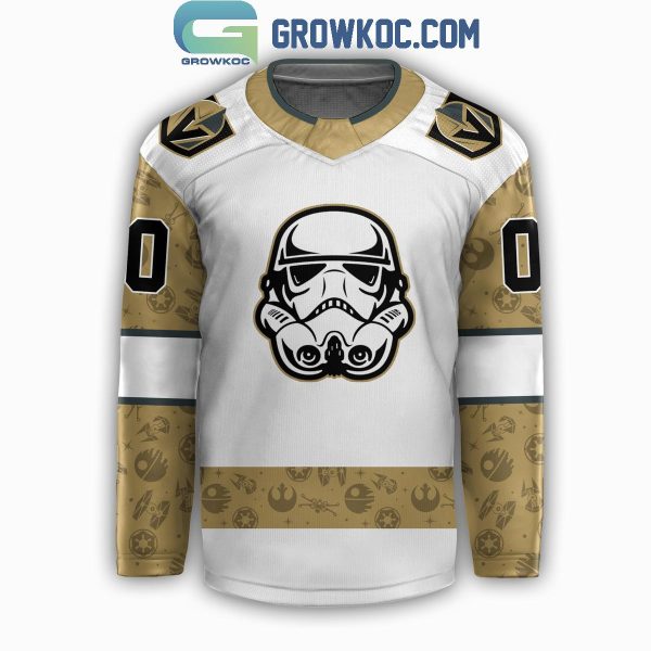 Vegas Golden Knights 2024 Star Wars Night Personalized Hockey Jersey