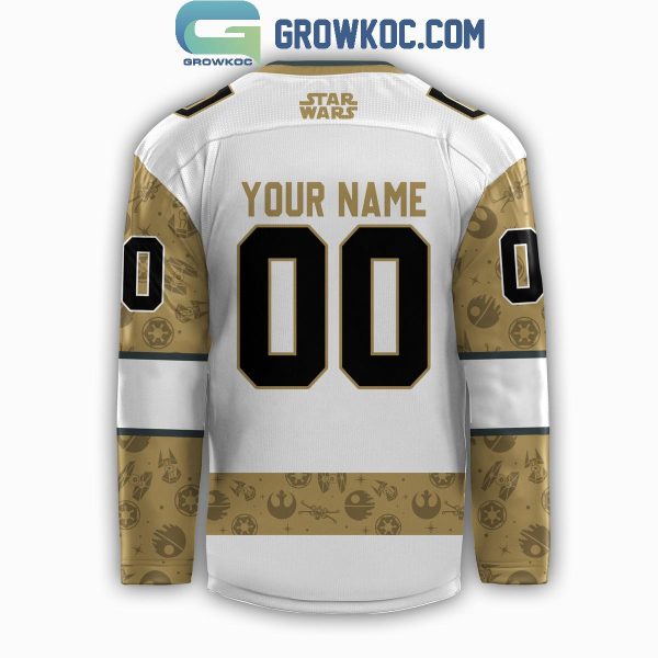 Vegas Golden Knights 2024 Star Wars Night Personalized Hockey Jersey