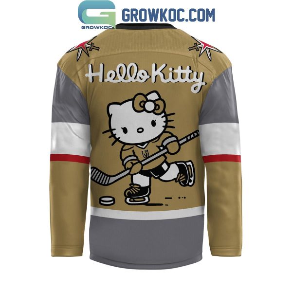 Vegas Golden Knights Hello Kitty 50th Anniversary 2024 Hockey Jersey