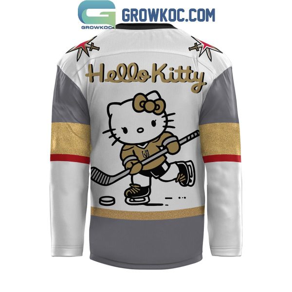 Vegas Golden Knights Hello Kitty Celebrating 50th Anniversary Hockey Jersey