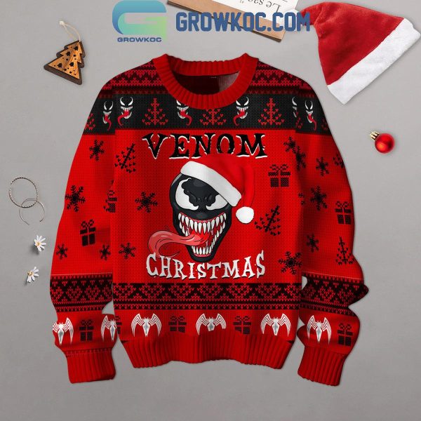 Venom Just Waiting For Christmas 2024 Last Dance Ugly Sweater