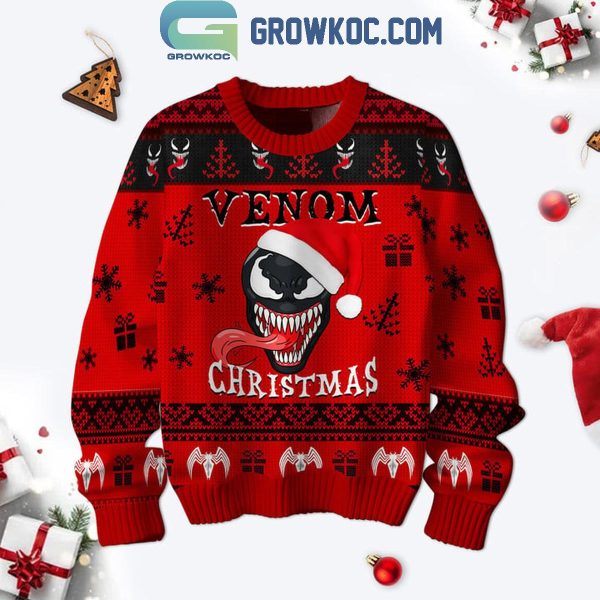 Venom Just Waiting For Christmas 2024 Last Dance Ugly Sweater