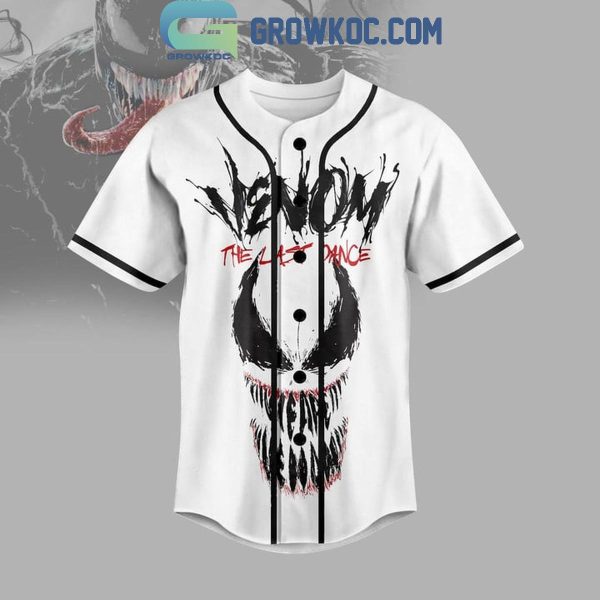 Venom The Last Dance We Are Venom Personalized Baseball Jersey