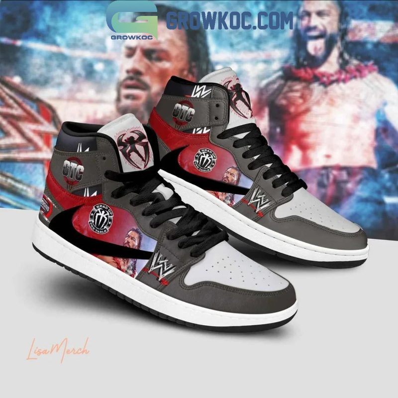 WWE Head Of The Table Roman Reigns 2024 Air Jordan 1 Shoes Growkoc
