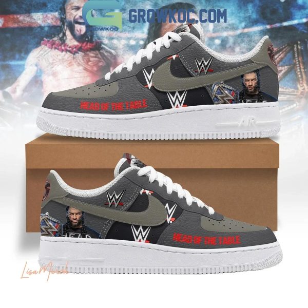 WWE Head Of The Table Roman Reigns Grey Version 2024 Air Force 1 Shoes