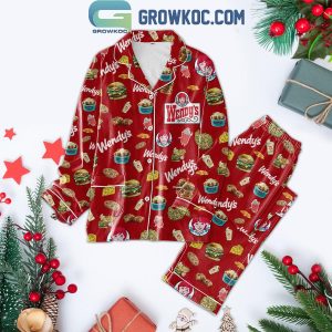 Wendy’s Food Yummy Time Christmas Polyester Pajamas Set