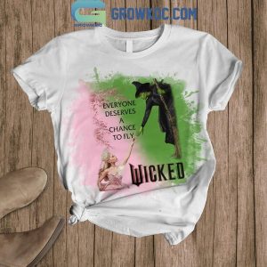 Wicked Everyone Deserves A Chance To Fly 2024 Fan Fleece Pajamas Set