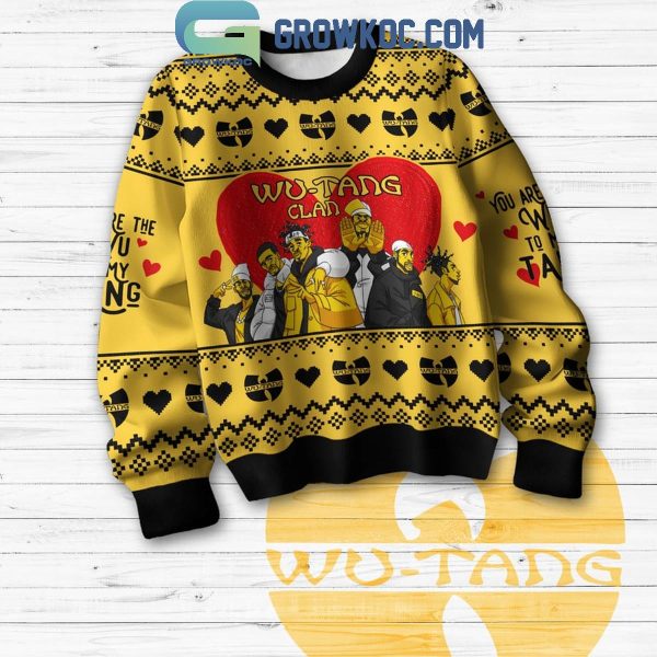 Wu-Tang Clan You Are Wu To My Tang Christmas Ugly Sweater