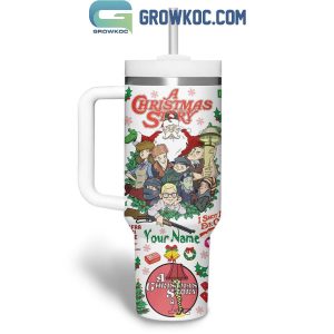 A Christmas Story A Pink Nightmare Personalized 40oz Tumbler