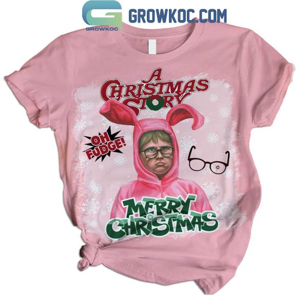 A Christmas Story Merry Christmas A Red Ryder Fleece Pajamas Set