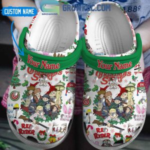 A Christmas Story Red Ryder Merry Christmas Personalized Crocs Clogs