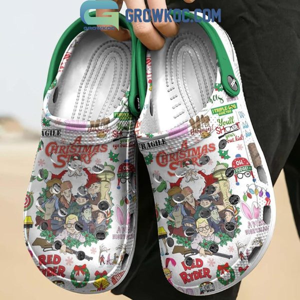 A Christmas Story Red Ryder Merry Christmas Personalized Crocs Clogs