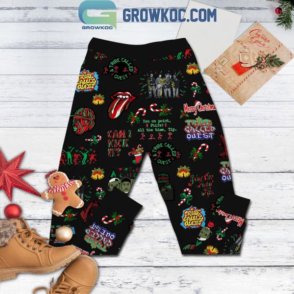 A Tribe Called Quest You On Point Merry Christmas Fleece Pajamas Set