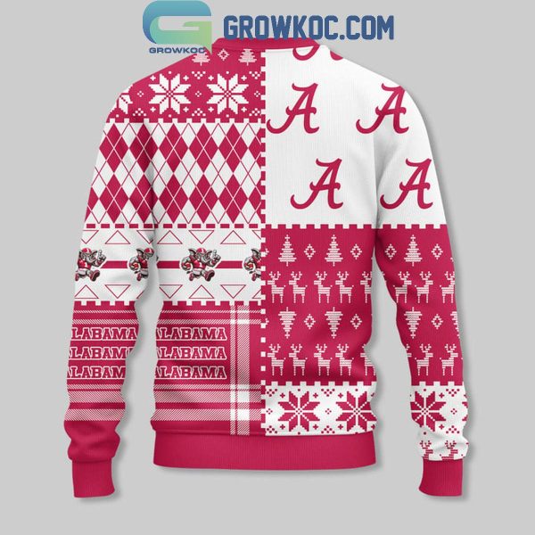 Alabama Crimson Tide Christmas 2024 Happy Holidays Prom Dress Ugly Sweater