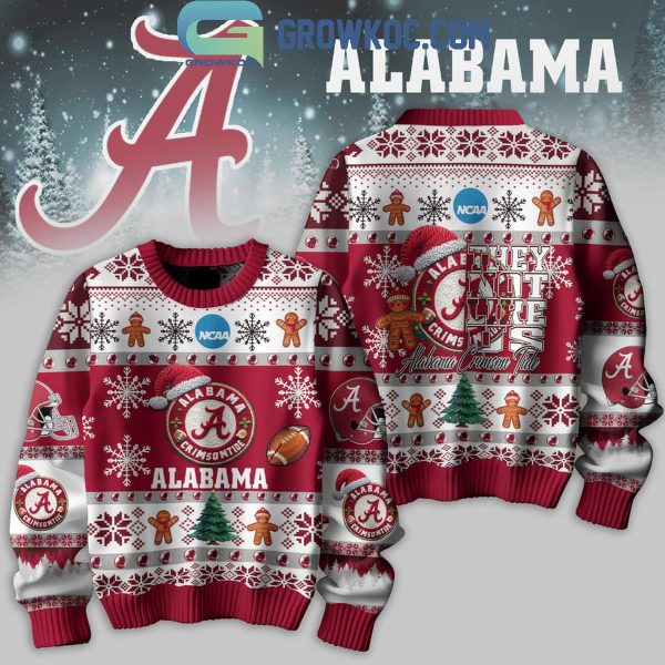 Alabama Crimson Tide Football They Not Like Us Christmas Ugly Sweater