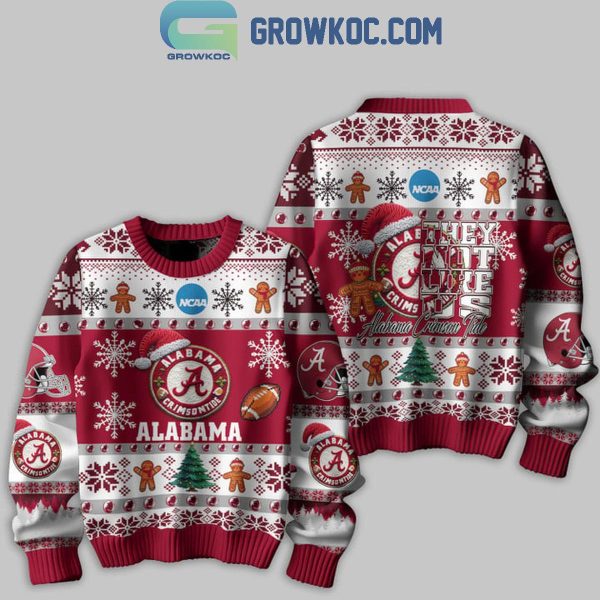 Alabama Crimson Tide Football They Not Like Us Christmas Ugly Sweater