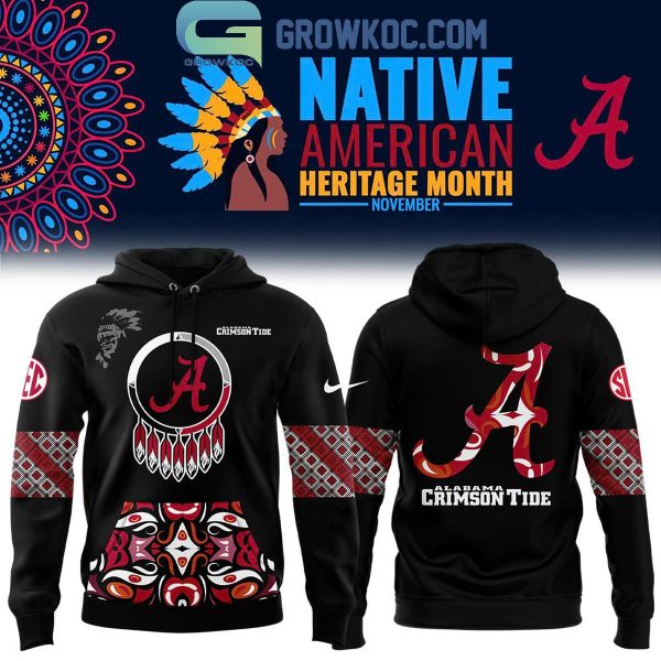 Alabama Crimson Tide Proud Of Native American Heritage Month 2024 Hoodie T-Shirt