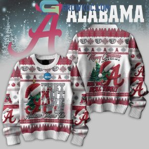 Alabama Crimson Tide They Not Like Us Merry Christmas To All Ugly Sweater