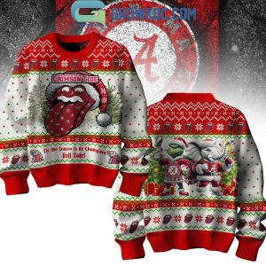 Alabama Crimson Tide Tis The Season To Be Champions Christmas Ugly Sweater