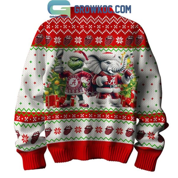 Alabama Crimson Tide Tis The Season To Be Champions Christmas Ugly Sweater