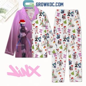 Arcane Jinx Saviors League Of Legends 2024 Christmas Polyester Pajamas Set