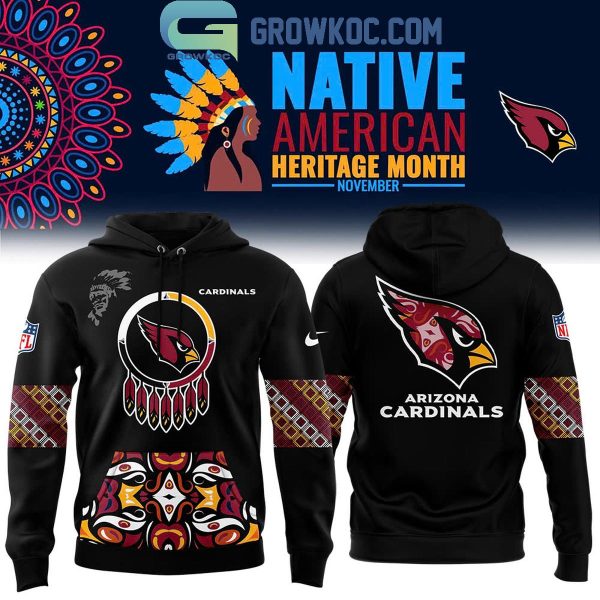 Arizona Cardinals November 2024 Native American Heritage Month Hoodie T-Shirt