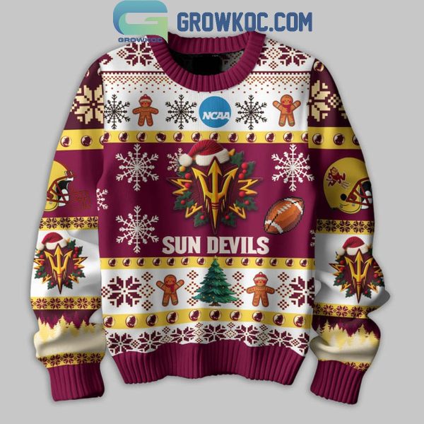 Arizona State Sun Devils They Not Like Us Christmas Ugly Sweater