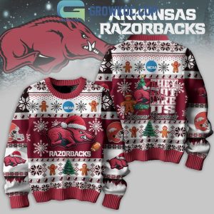 Arkansas Razorbacks Football They Not Like Us Christmas Ugly Sweater