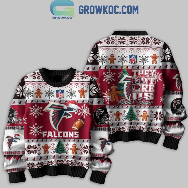 Atlanta Falcons 2024 They Not Like Us Falcons Christmas Ugly Sweater