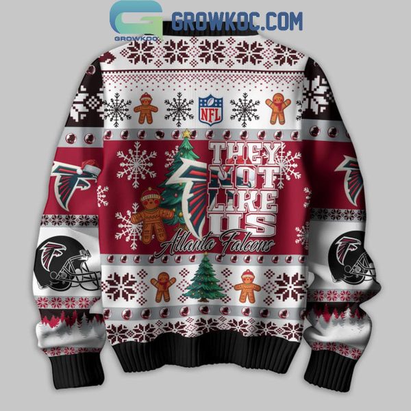 Atlanta Falcons 2024 They Not Like Us Falcons Christmas Ugly Sweater