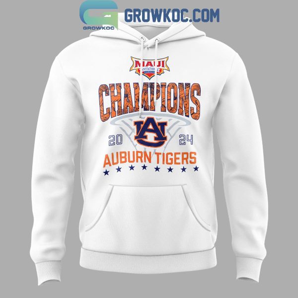 Auburn Tigers Champions Men’s Basketball 2024 Maui Invitation Hoodie Long Pants