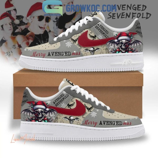 Avenged Sevenfold Merry Christmas Avengedmas 2024 Air Force 1 Shoes