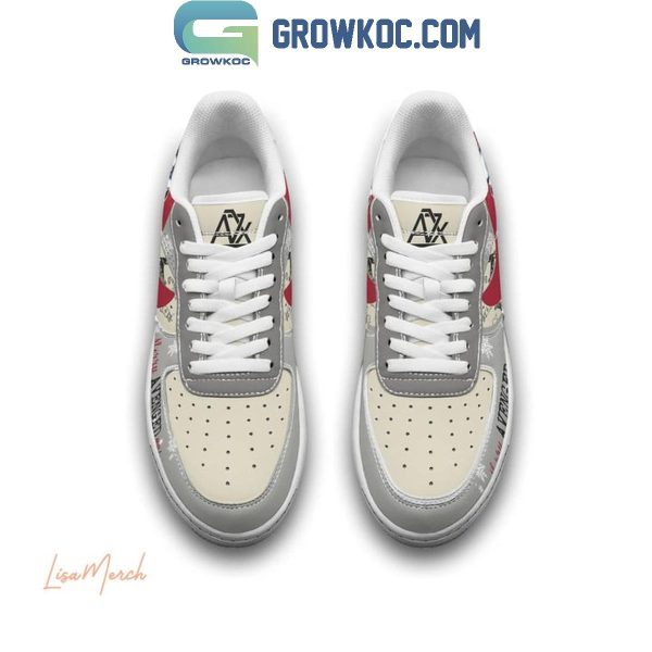 Avenged Sevenfold Merry Christmas Avengedmas 2024 Air Force 1 Shoes