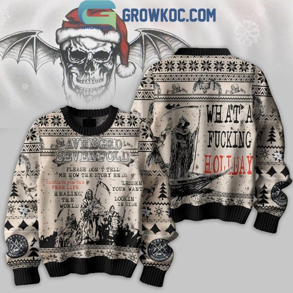 Avenged Sevenfold What A Fucking Holiday Merry Christmas Ugly Sweater