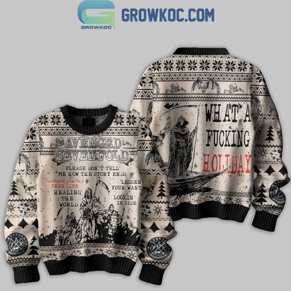 Avenged Sevenfold What A Fucking Holiday Merry Christmas Ugly Sweater