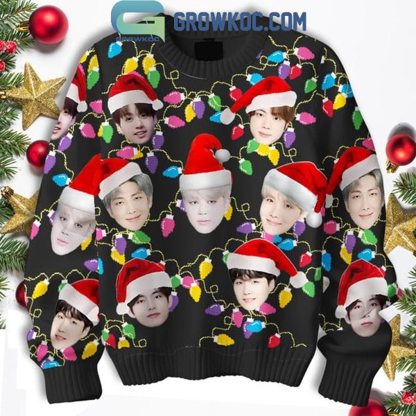 BTS Reunion 2024 Merry Christmas Happy Holidays Ugly Sweater