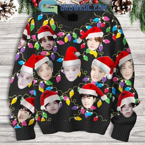 BTS Reunion 2024 Merry Christmas Happy Holidays Ugly Sweater