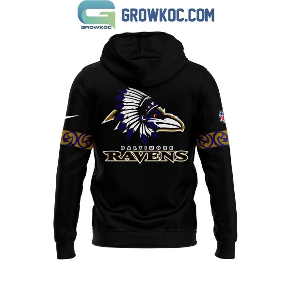 Baltimore Ravens Proud Of Native American Heritage Month 2024 Hoodie T-Shirt