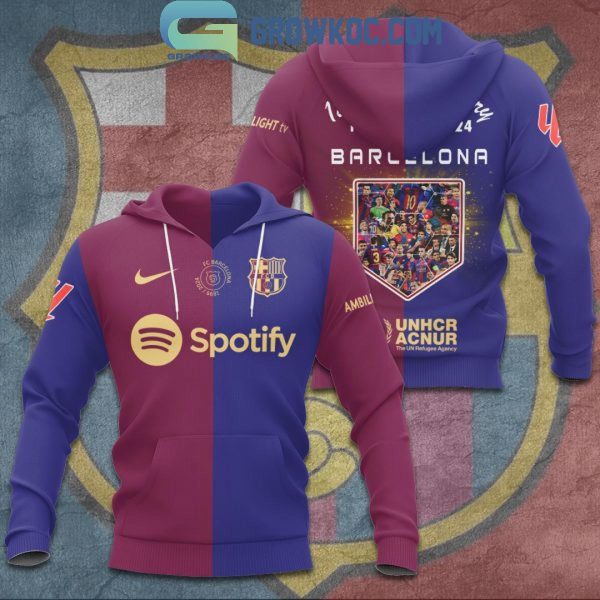 Barcelona 125th Anniversary 1899-2024 Thank You Barca Hoodie T-Shirt