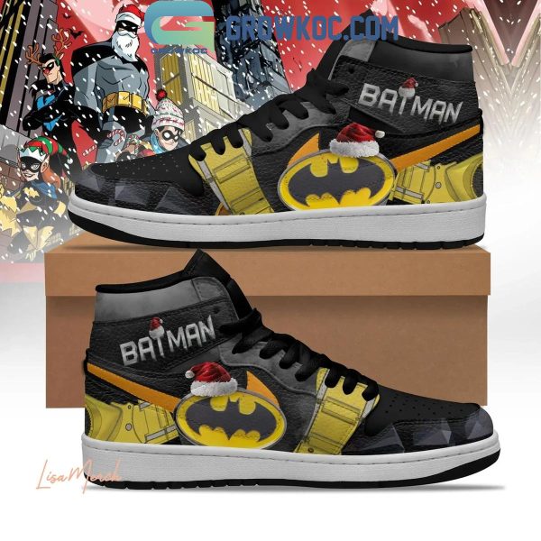 Batman Merry Christmas Happy Holidays 2024 Air Jordan 1 Shoes