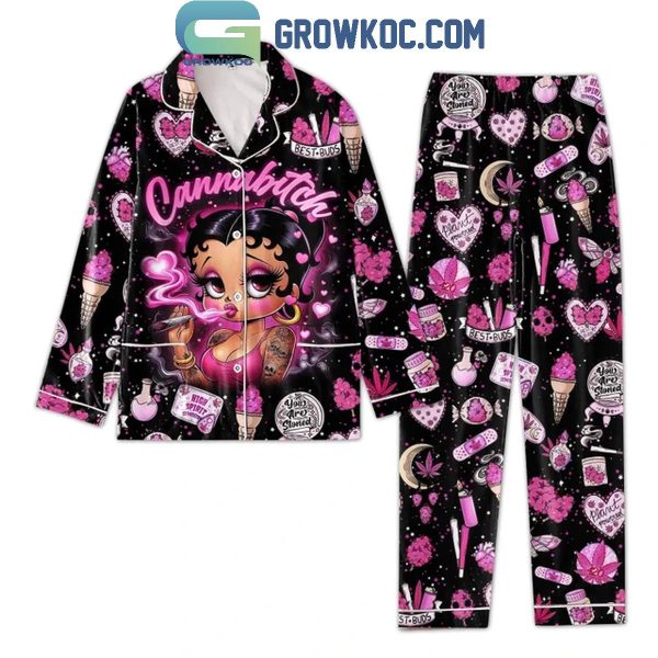 Betty Boop Cannabitch High Spirit Polyester Pajamas Set