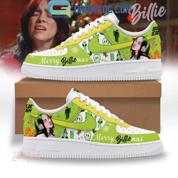 Billie Eilish Merry Billiemas Christmas Air Force 1 Shoes