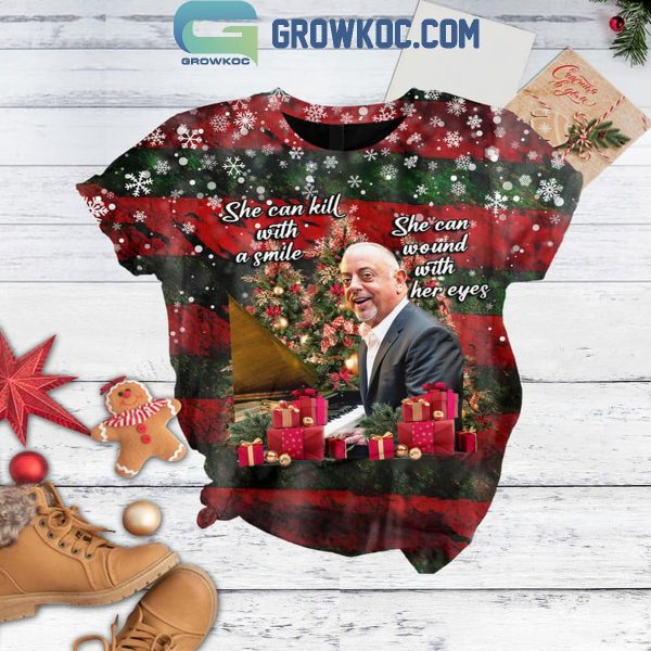 Billy Joel Only The Good Die Young Christmas Fleece Pajamas Set